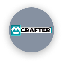 Логотип электроинструмент Crafter