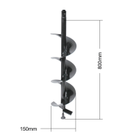 Burghiu pentru burghiu motorizat 150mm - 800mm